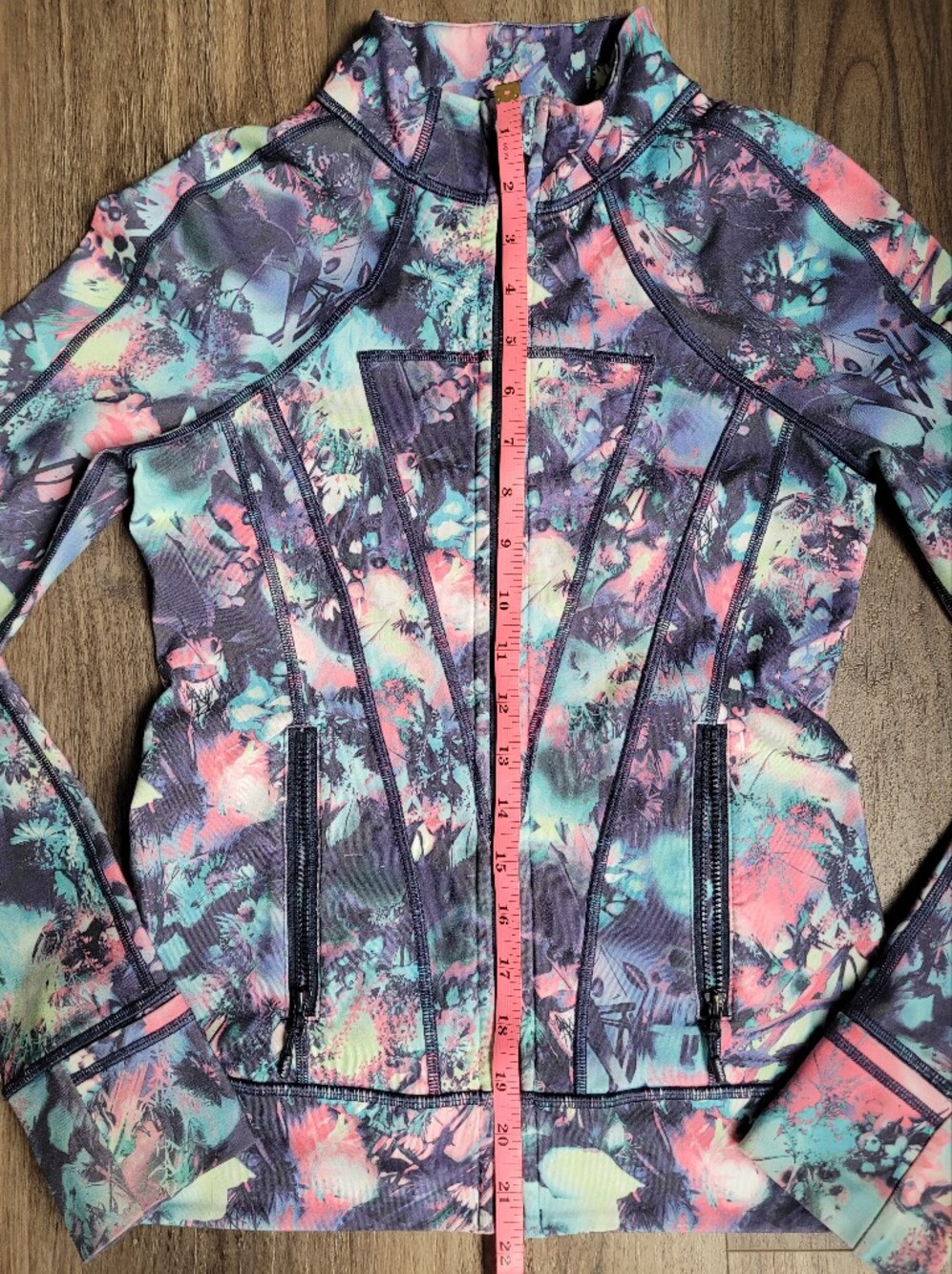 Ivivva Multi Color Zip-Up Active Sweater Jacket - Picture 5 of 7